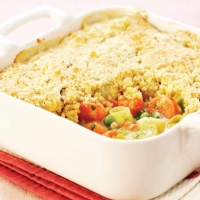 Veggie Crumble Pie Recipe