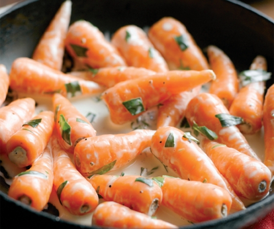 Quick Creamy Chantenay with Tarragon Recipe