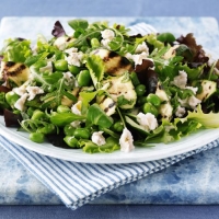 Griddled Courgette, Broad Bean and Feta Salad Recipe